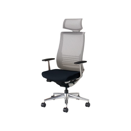 ベゼル ヘッド付A肘A脚本体白 背座別色黒 軟床用