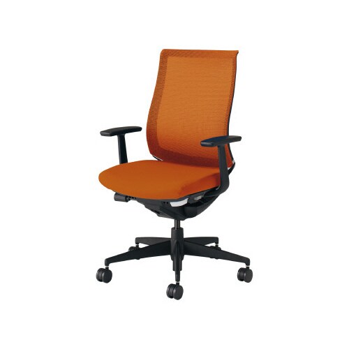 ベゼル T型肘 本体黒 橙 硬床用