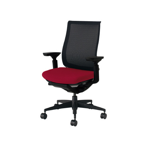 ベゼル 可動肘 本体黒 背座別色赤 硬床用