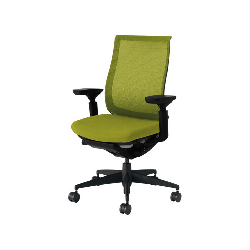 ベゼル 可動肘 本体黒 黄緑 硬床用