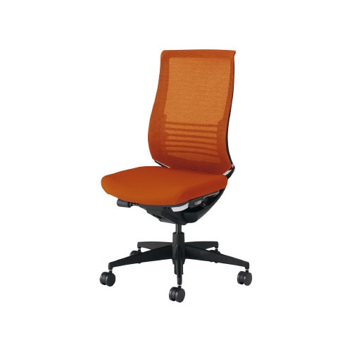 ベゼル ランバS有肘無 本体黒 橙 軟床用