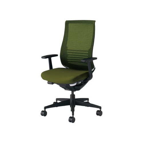 ベゼル ランバS有T型肘 本体黒 緑 硬床用