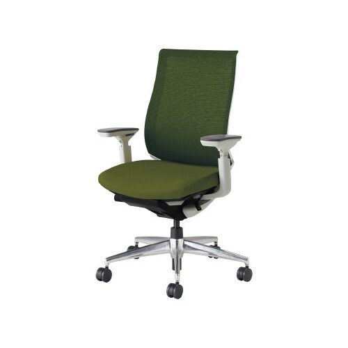 ベゼル 可動肘A脚本体白 緑 軟床用