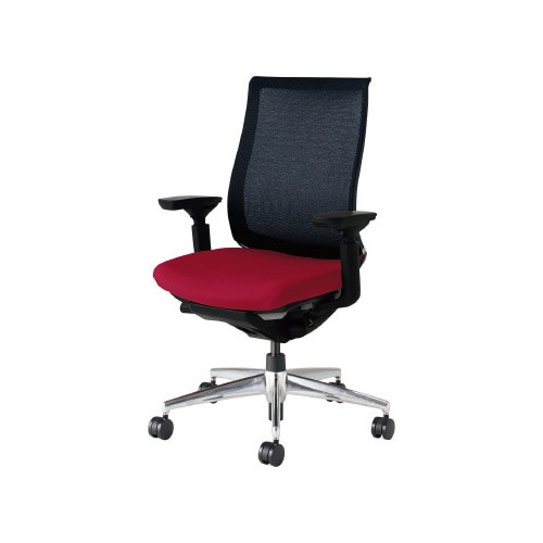 ベゼル 可動肘A脚本体黒 背座別色赤 硬床用