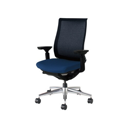 ベゼル 可動肘A脚本体黒 背座別色紺 軟床用