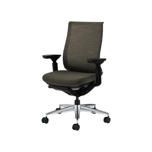 ベゼル 可動肘A脚本体黒 チャコルグレ 硬床用