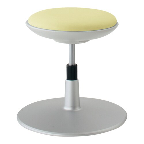 回転イス ココット 円盤脚 スツール ライム