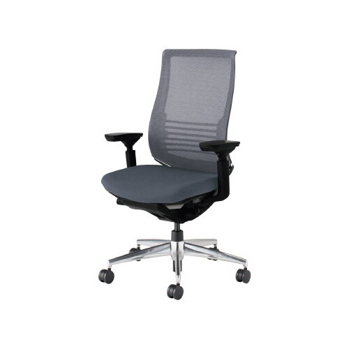 ベゼル ランバS有可動肘本体黒 灰 軟床用