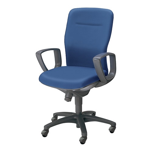 レグノ2 管理職用 肘付 合皮青 硬床用