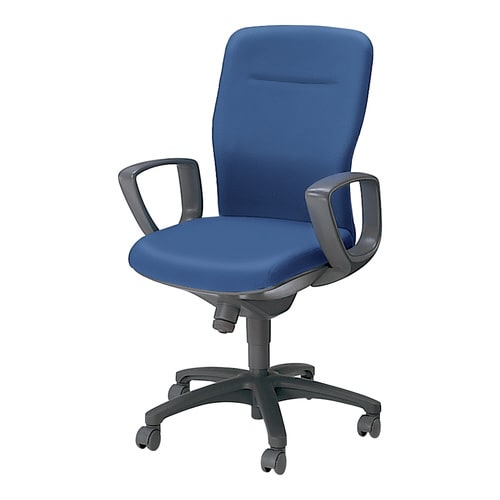 レグノ2 管理職用 肘付 合皮青 軟床用