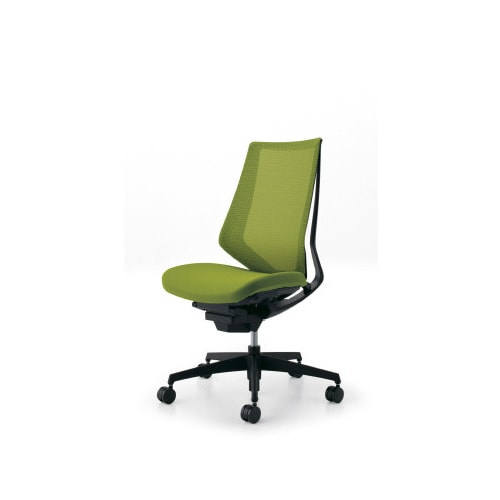 デュオラメッシュ黒樹脂脚 ライトオリーブ W