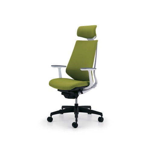 デュオラクッション白樹脂脚 HT肘LオリーブW