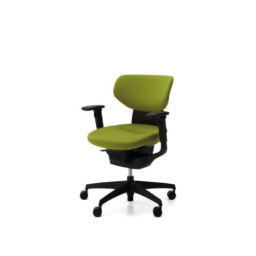 イング クッションラテラル可動肘本体黒黄緑 軟床用