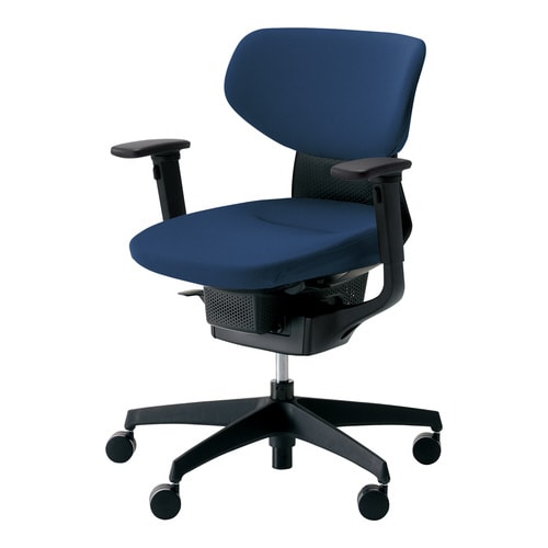 イング クッションラテラル可動肘本体黒紺 硬床用