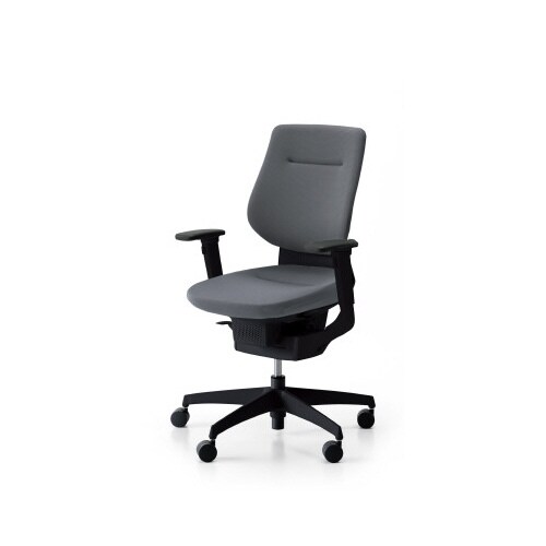 イング クッションバーチカル可動肘本体黒薄灰軟床用