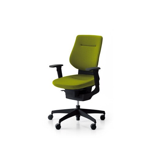 イング クッションバーチカル可動肘本体黒黄緑軟床用