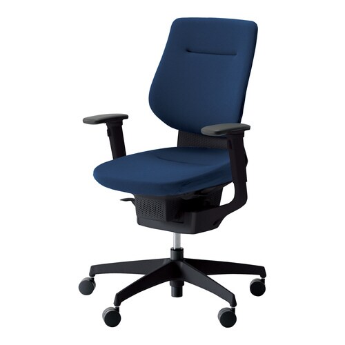 イングクッションバーチカル可動肘本体黒 紺 硬床用