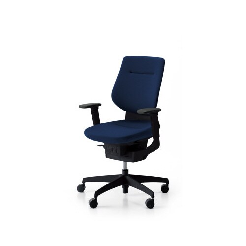 イング クッションバーチカル可動肘本体黒紺 軟床用