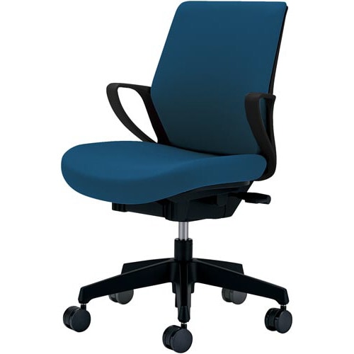 ピコラ ローバック 黒 プルシアンブルー V