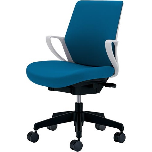 ピコラ ローバック 白 ターコイズ Vキャスター