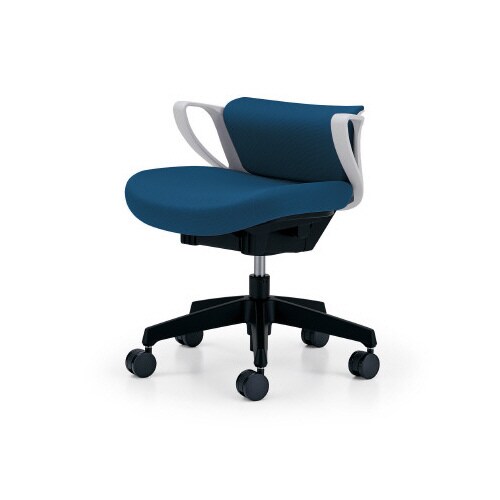 ピコラホワイトシェルミニバック布ブルーナイロンC