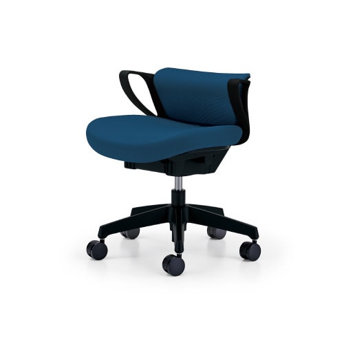 ピコラブラックシェルミニバック布ブルーナイロンC