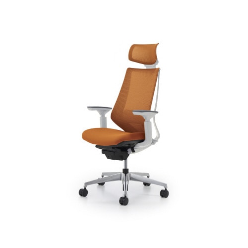 デュオラメッシュ白アルミ脚 Hランバー可動肘Y4W