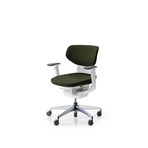 イングクッションラテラル可動肘本体白銀脚深緑軟床用