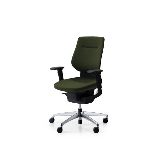 イングクッションバーチカル可動肘本体黒銀脚深緑軟床