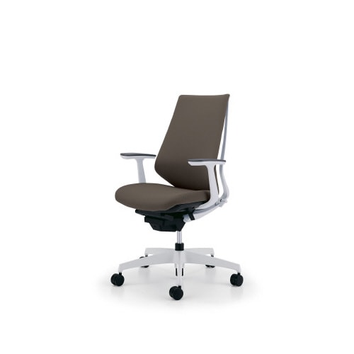 デュオラクッション白樹脂C脚 T肘ダークグレー W