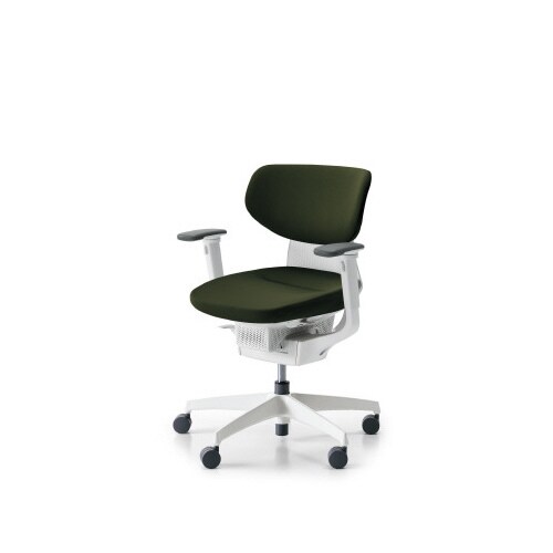 イング クッションラテラル可動肘本体白深緑 軟床用