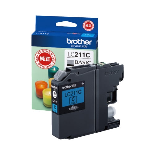 純正インク LC211C シアン