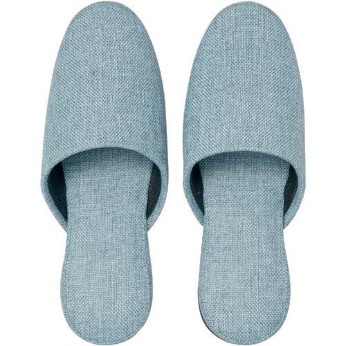 オリジナル布スリッパ ブルー 5足入