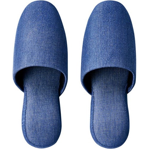 オリジナル布スリッパ ネイビー 5足入×6