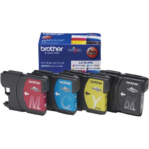 純正インク LC16−4PK 4色パック