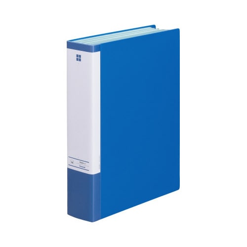 クリヤーブック A4縦 100ポケット 青4冊