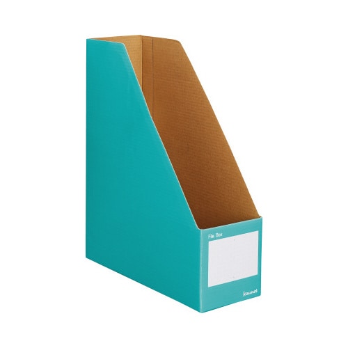 ファイルボックス A4縦 グリーン 10個