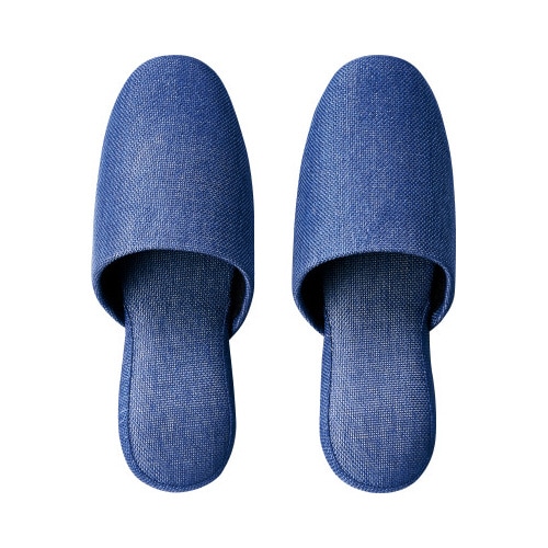 オリジナル布スリッパ L ネイビー5足入り