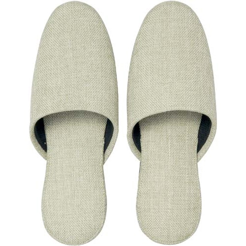 オリジナル布スリッパ L ライトグリーン5足入り