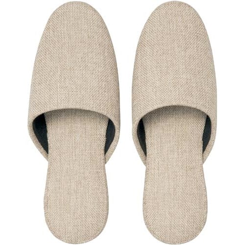 オリジナル布スリッパ L ベージュ5足入り×6