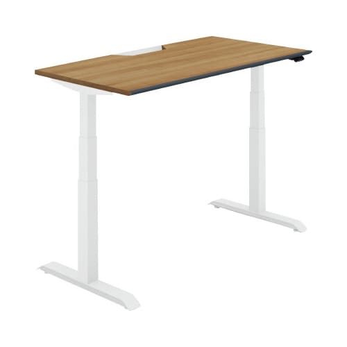 シークエンス平机 Fレバー 幅1400 P2×白脚