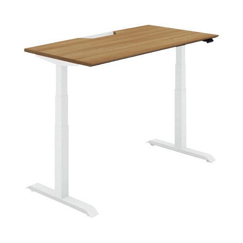 シークエンス平机 レバー 幅1400 P2×白脚