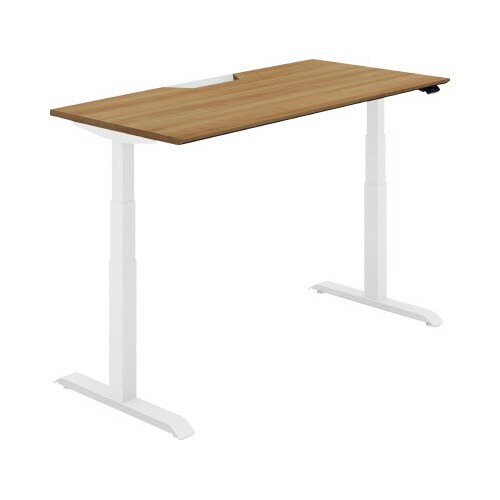 シークエンス平机 Fレバー 幅1500 P2×白脚