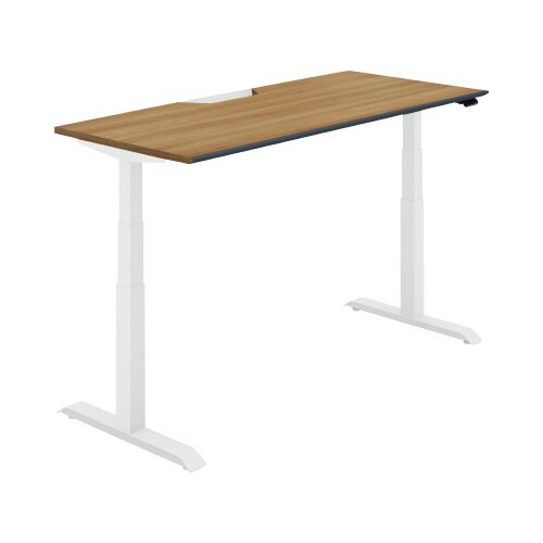 シークエンス平机 レバー 幅1600 P2×白脚