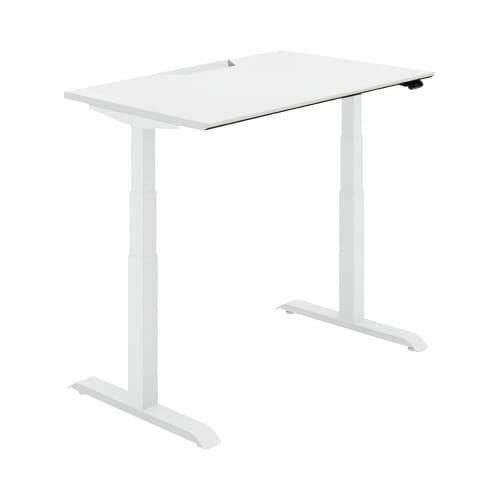 シークエンス平机 Fレバー 幅1200 PW×白脚