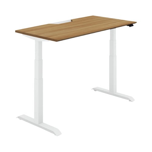 シークエンス平机 Fレバー 幅1400 P2×白脚