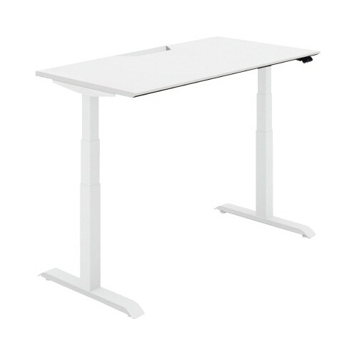 シークエンス平机 Fレバー 幅1400 PW×白脚