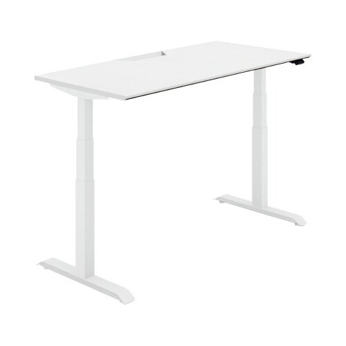 シークエンス平机 Fレバー 幅1500 PW×白脚