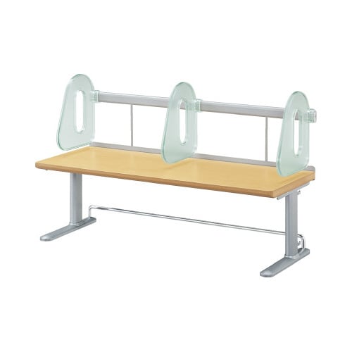 リスペースCデスクシェルフ 1段幅600木目