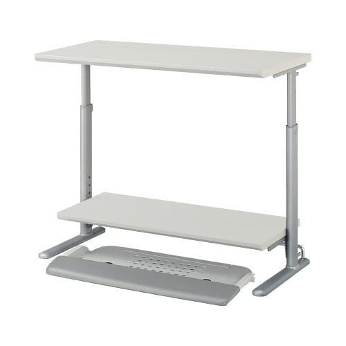 リスペースCキーボードスライダ2トレー付600LG